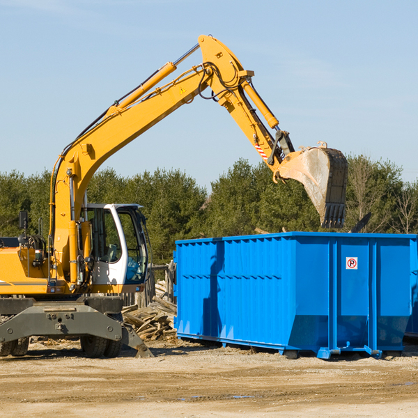 what size residential dumpster rentals are available in Cooleemee